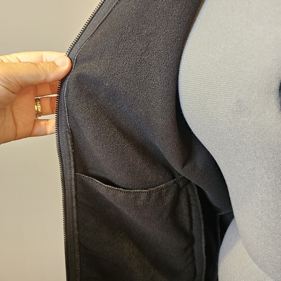 Fossa Cisco grey and black soft shell fleece interior men's jacket size M US - Picture 5 of 8